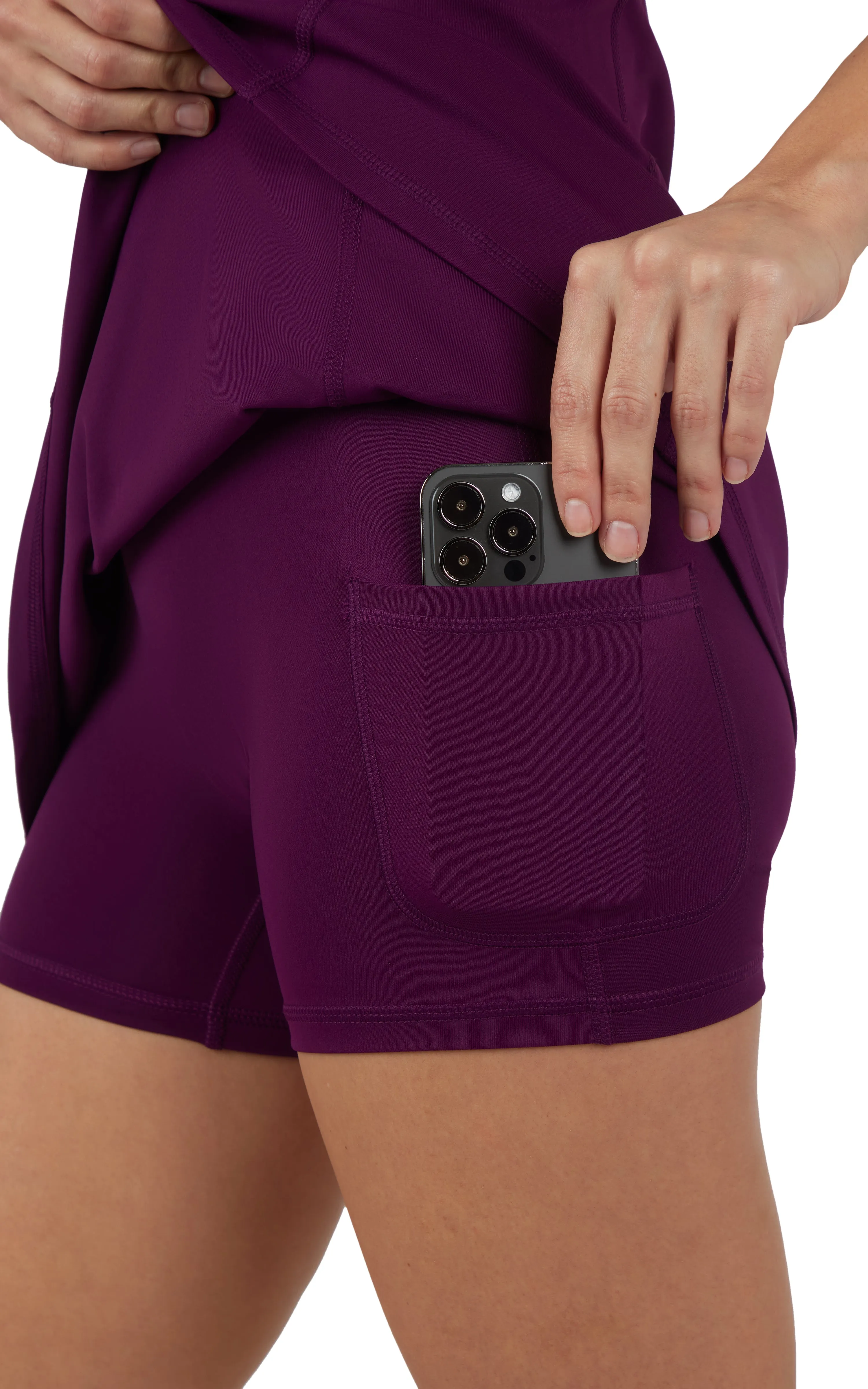 Lux  Dress with Built-In Bra and Shorts