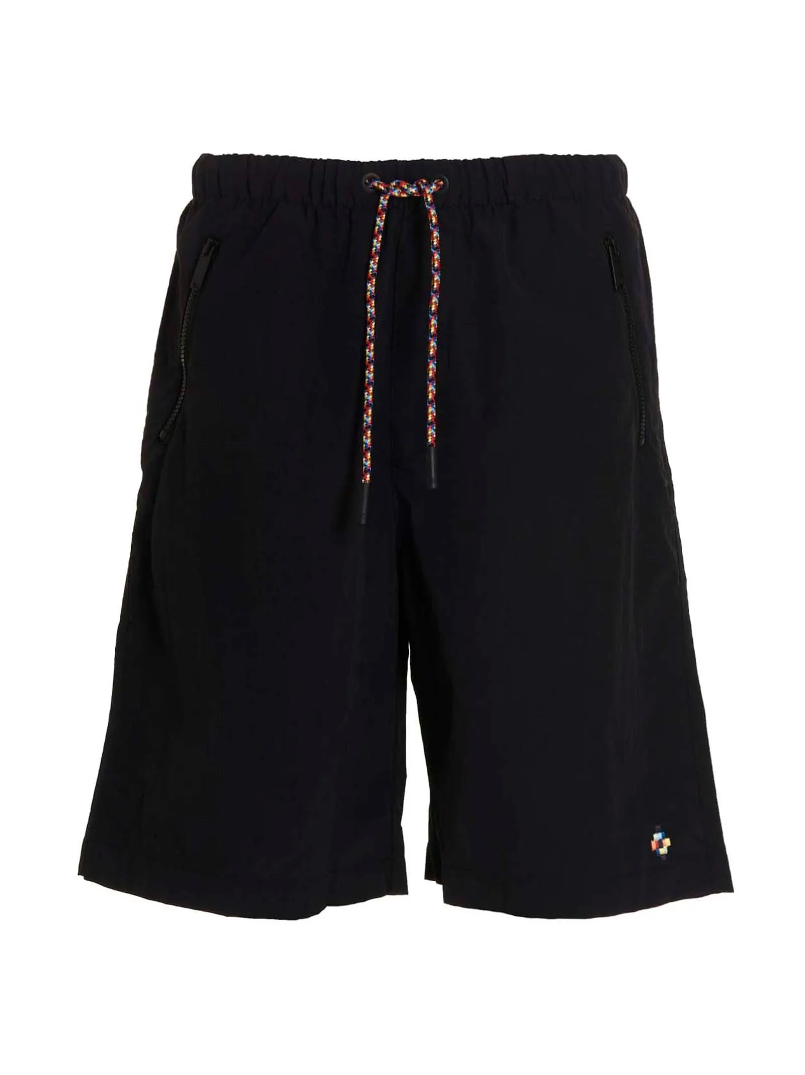 Marcelo Burlon County Of Milan Logo Embroidered Drawstring Shorts