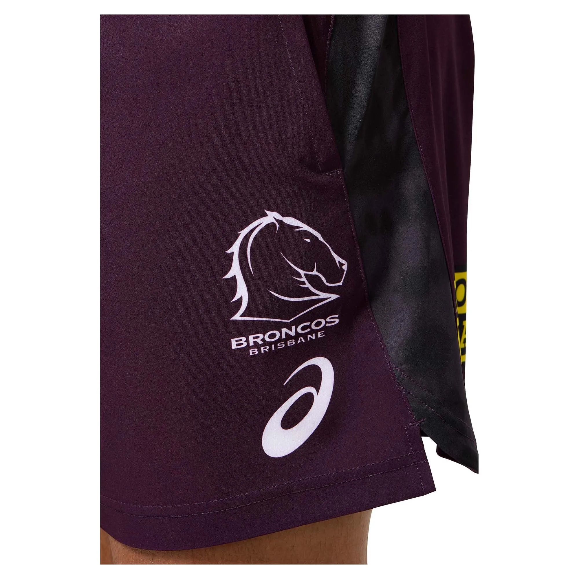 Men's NRL Brisbane Broncos 2025 Replica Training Shorts