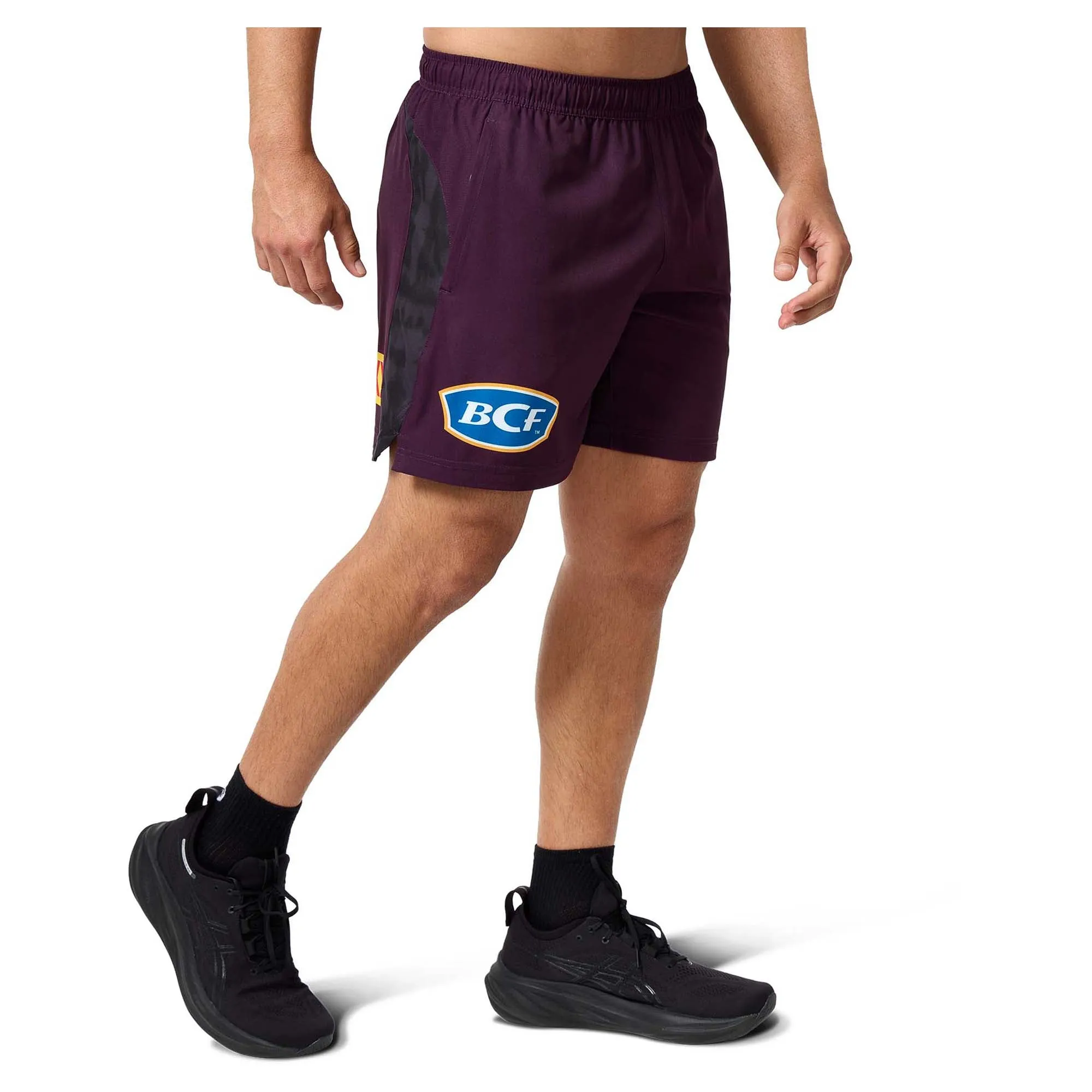 Men's NRL Brisbane Broncos 2025 Replica Training Shorts