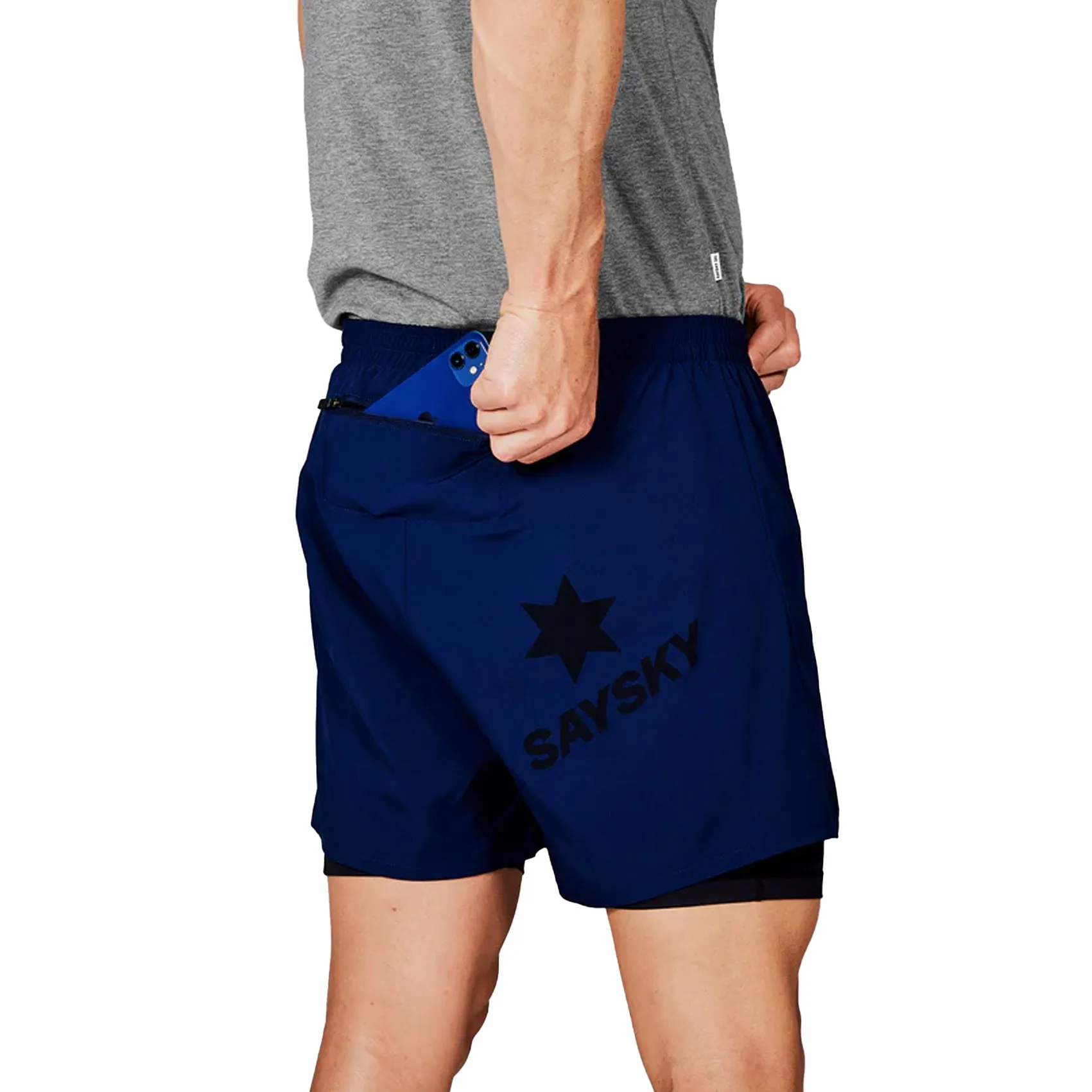 Mens Saysky Pace 2 in 1 Shorts 5