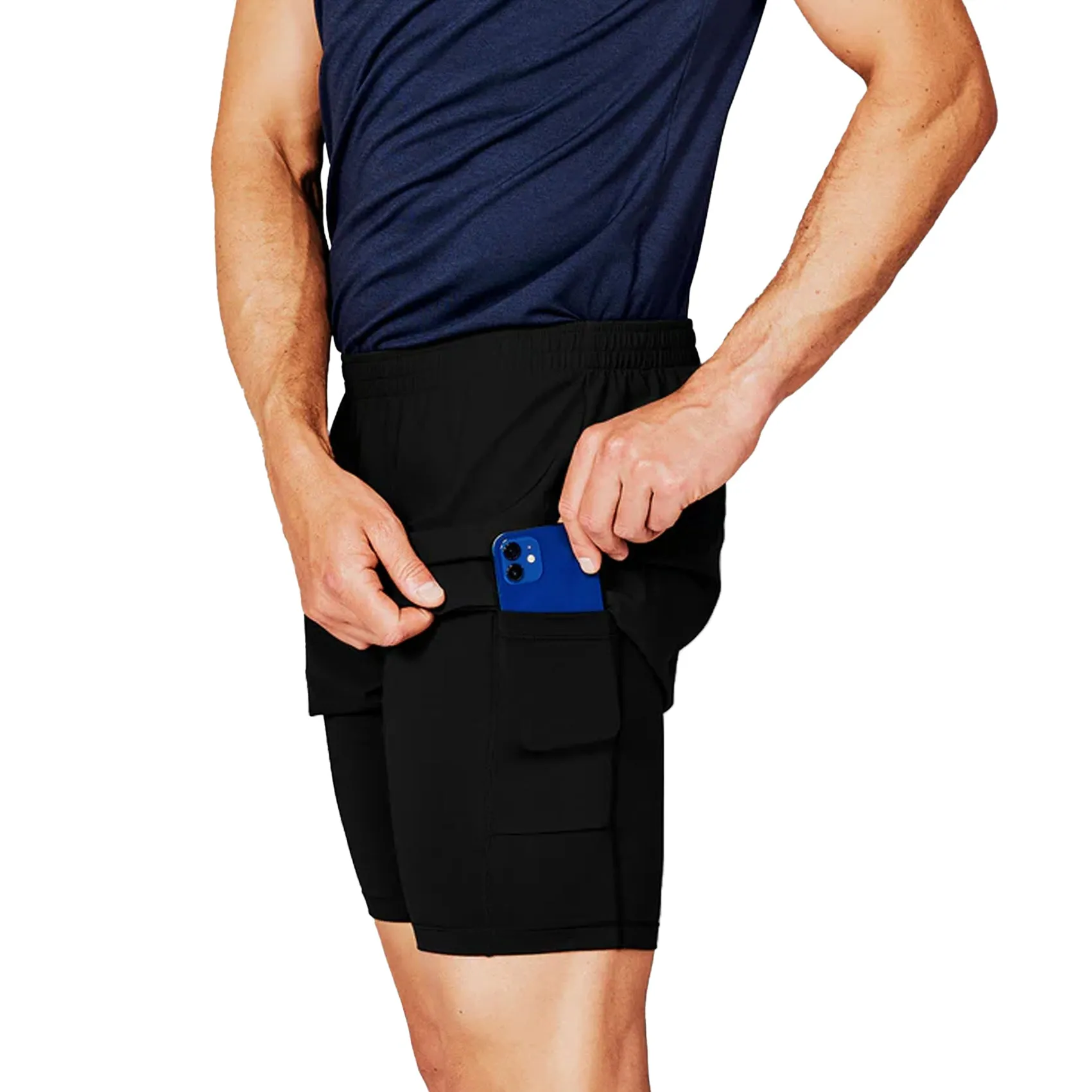 Mens Saysky Pace 2 in 1 Shorts 5