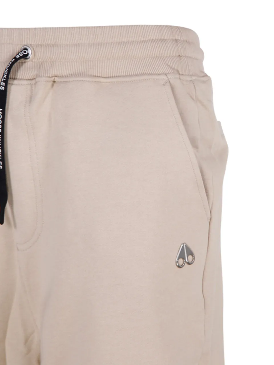Moose Knuckles Logo Detailed Drawstring Shorts