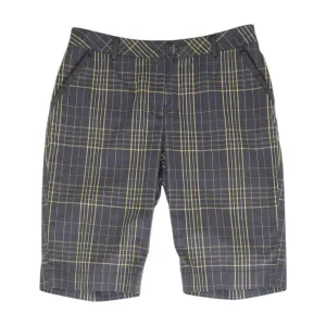Navy Plaid Shorts