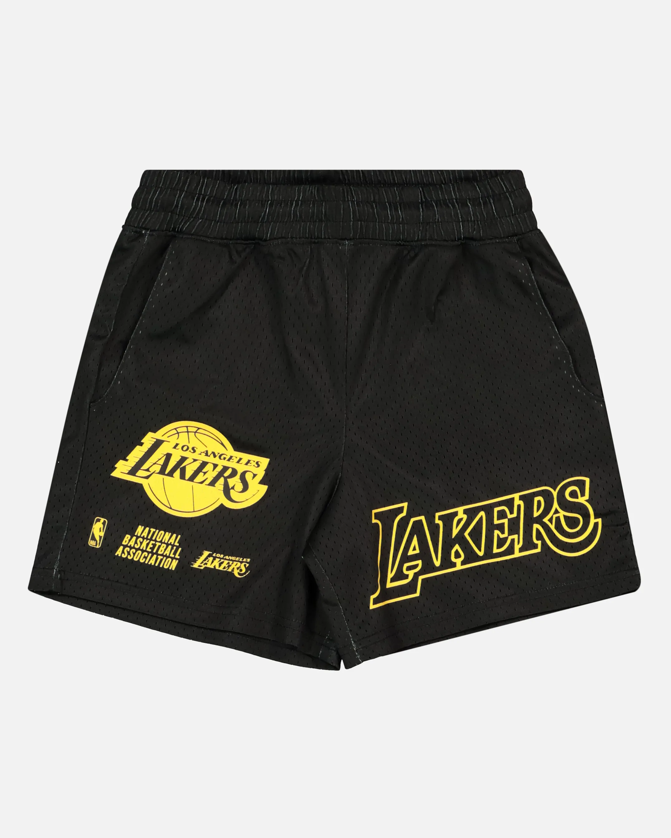 NBA Kids' Los Angeles Lakers Duncan Mesh Shorts Black