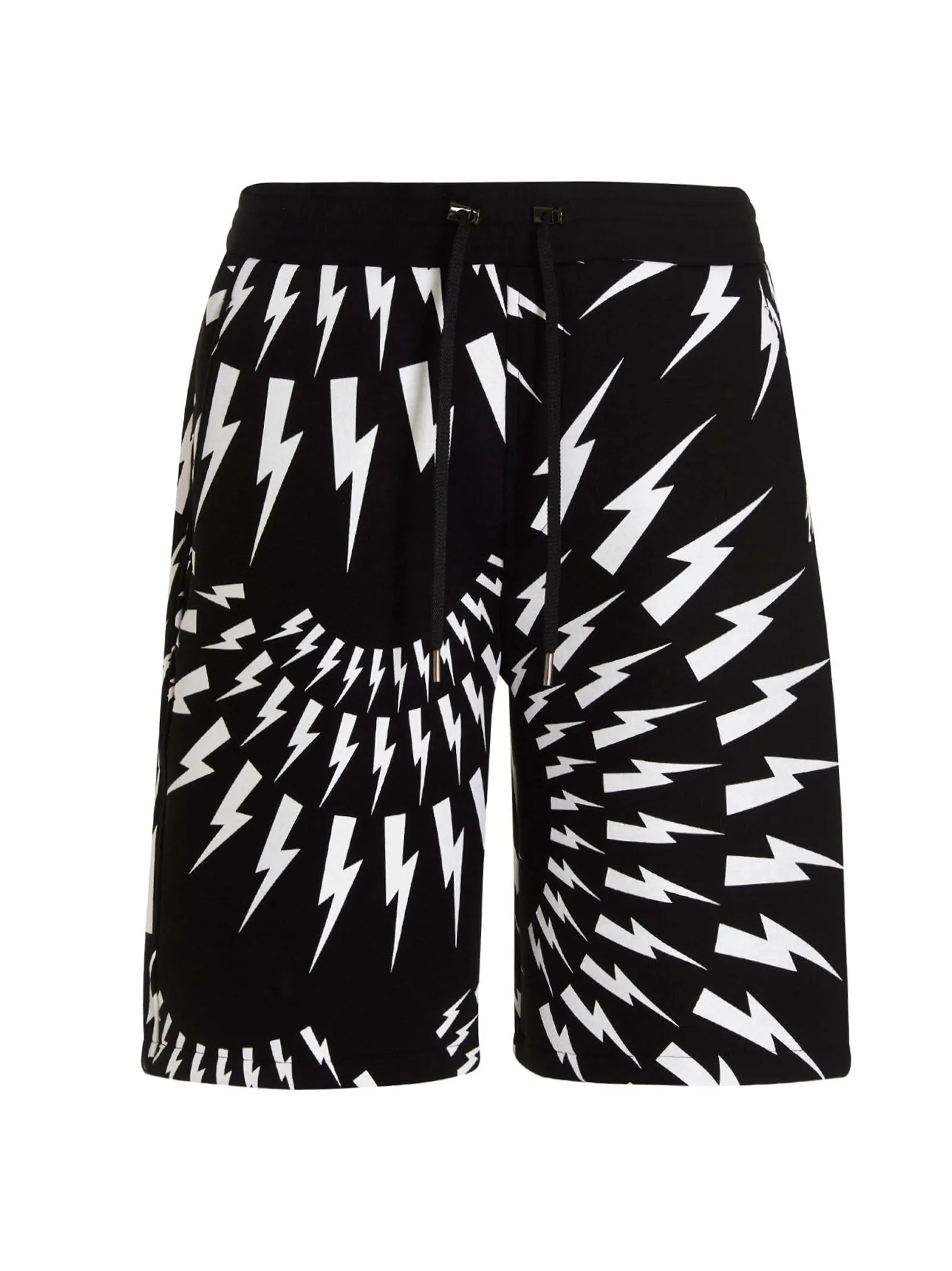 Neil Barrett Thunderbolt Print Drawstring Shorts