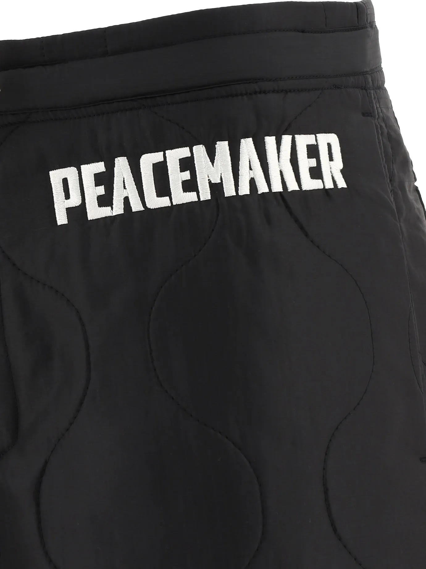 OAMC Logo Printed Quilted Drawstring Shorts