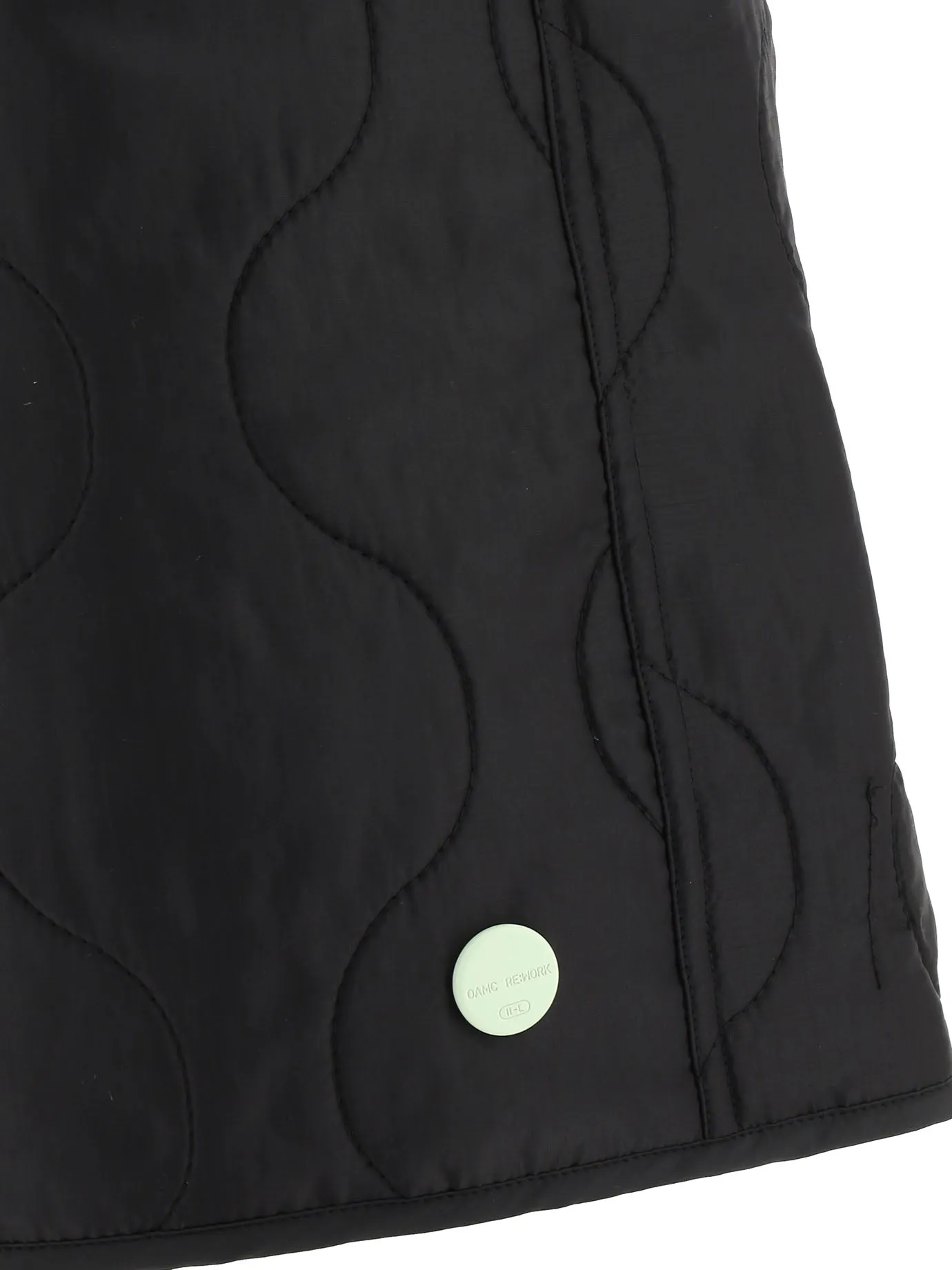 OAMC Logo Printed Quilted Drawstring Shorts