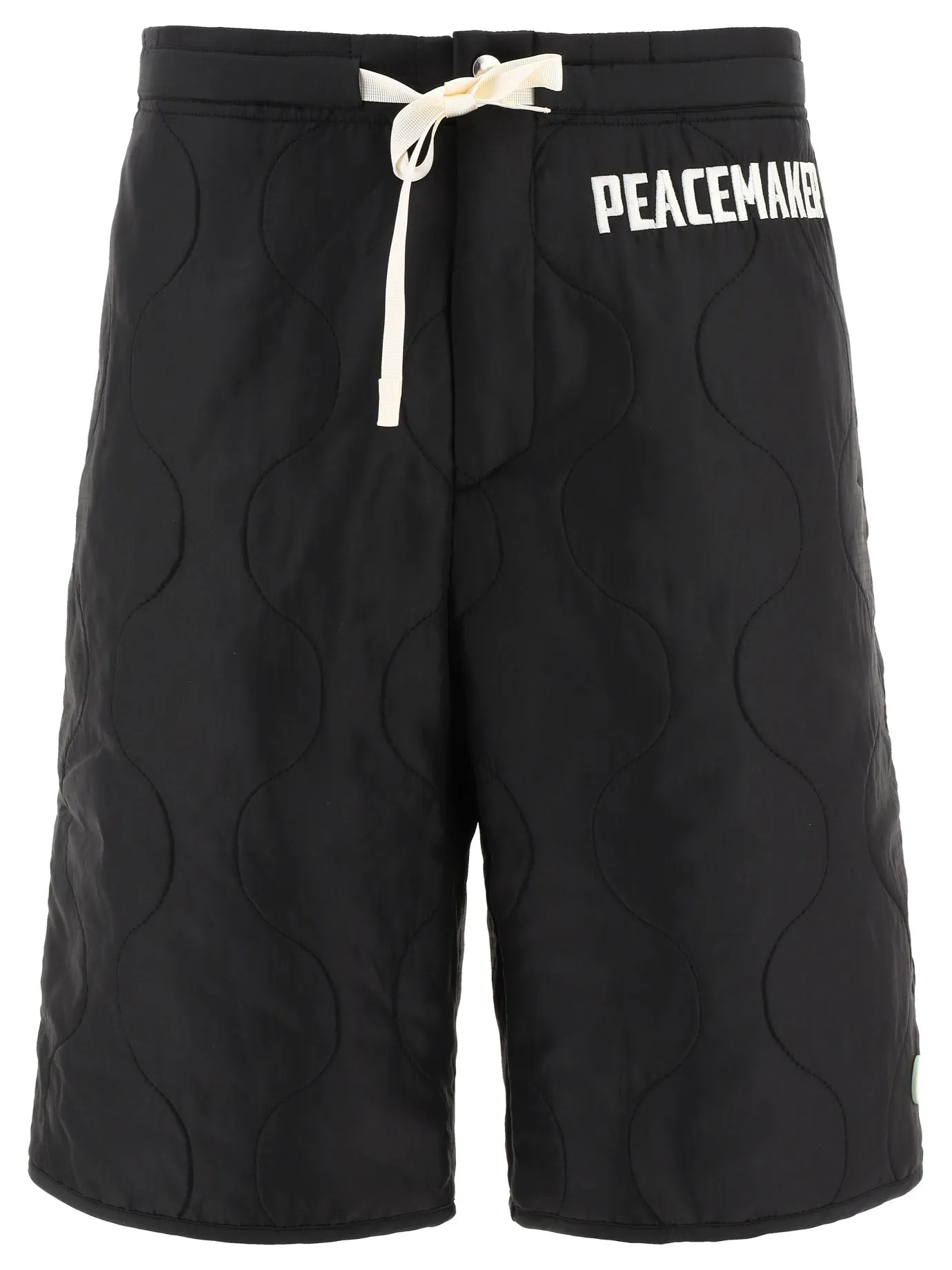OAMC Logo Printed Quilted Drawstring Shorts