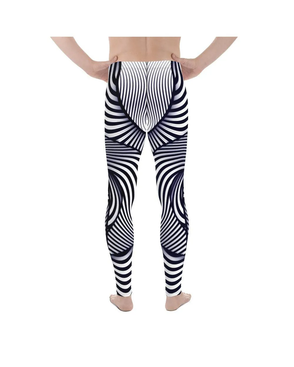 Optical Illusion Stripes Meggings