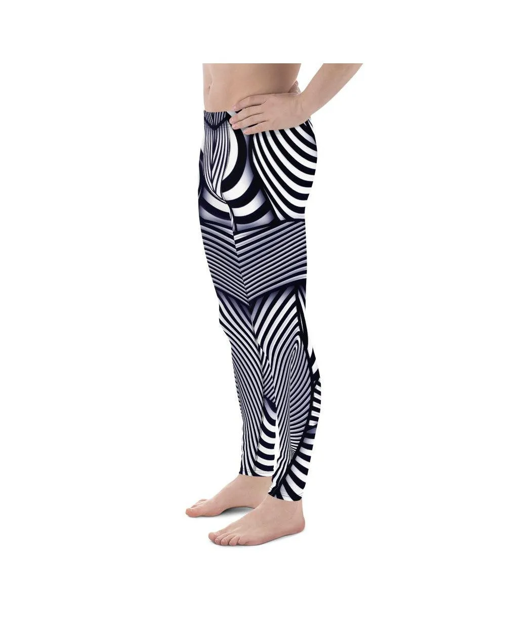 Optical Illusion Stripes Meggings