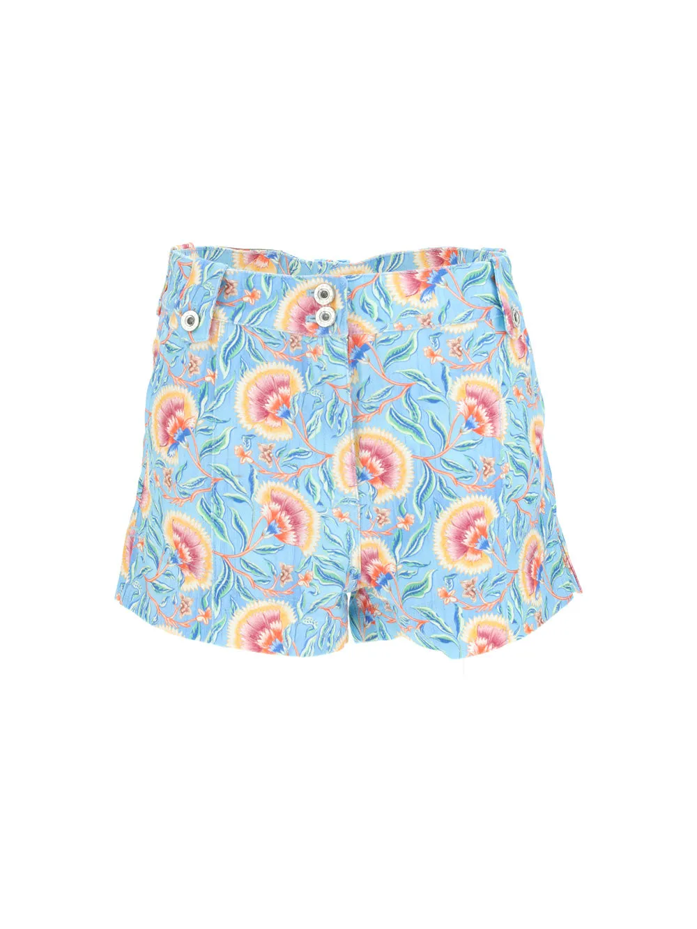 Paco Rabanne	Floral-Printed Buttoned Shorts