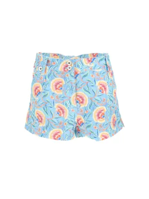 Paco Rabanne	Floral-Printed Buttoned Shorts