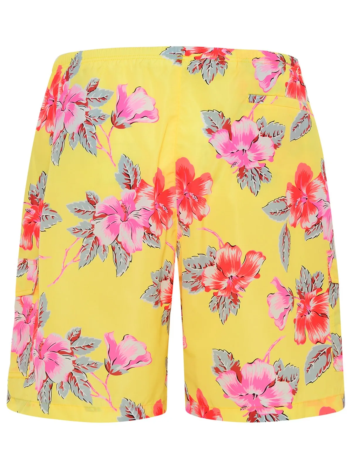 Palm Angels Hibiscus-Printed Elasticated Waistband Swim Shorts
