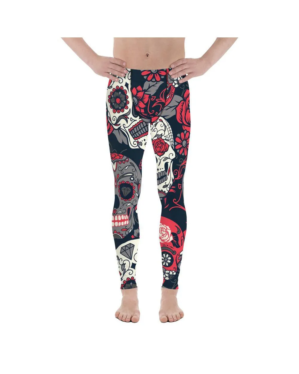 Pink Sugar Skull Meggings