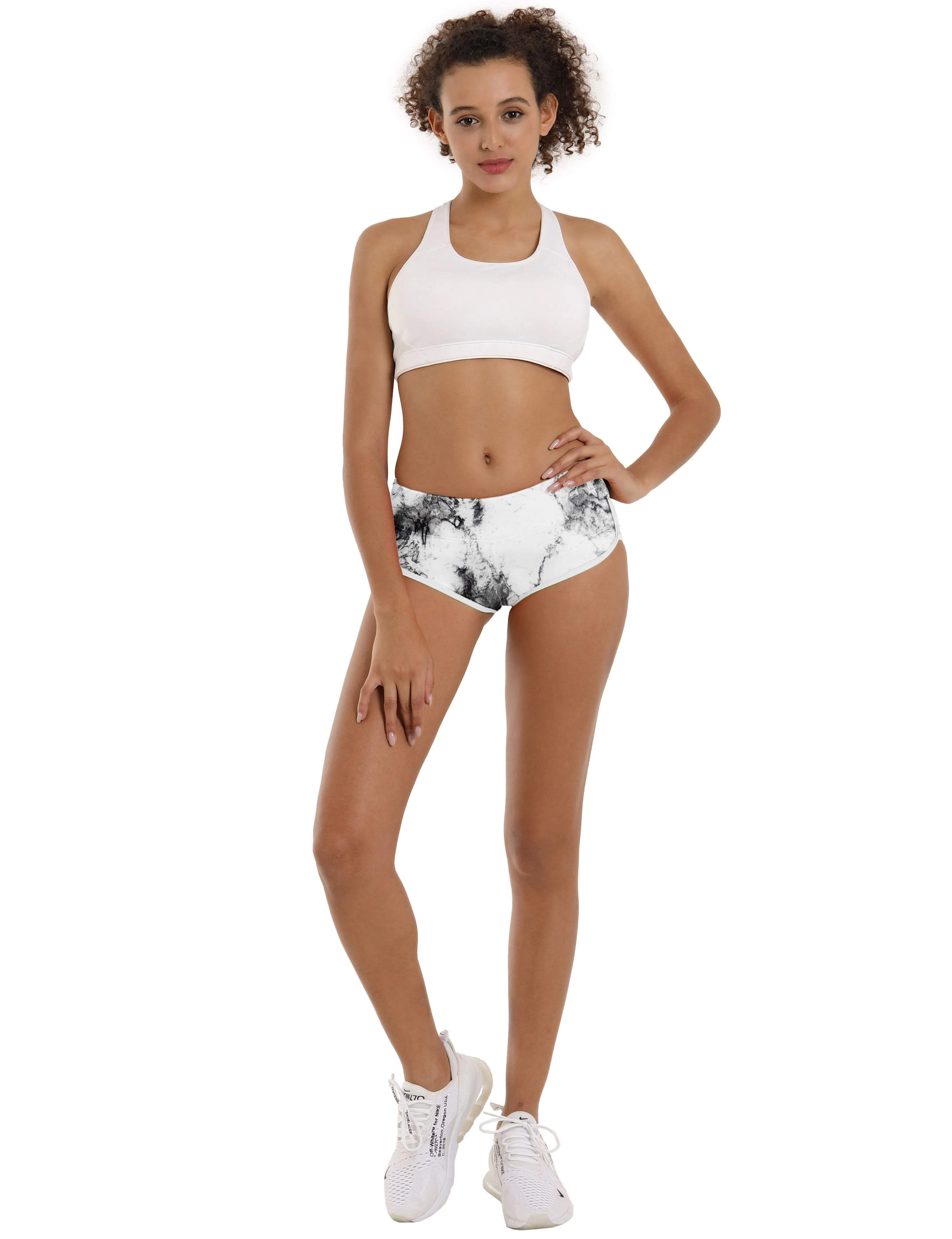 Printed Booty Golf Shorts arabescato ins_Golf