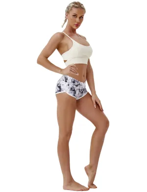 Printed Booty Gym Shorts black dandelion_Gym