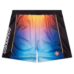 Printed Football Shorts - Gradient