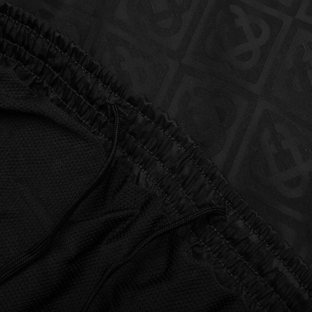 Printed Swim Shorts - Black