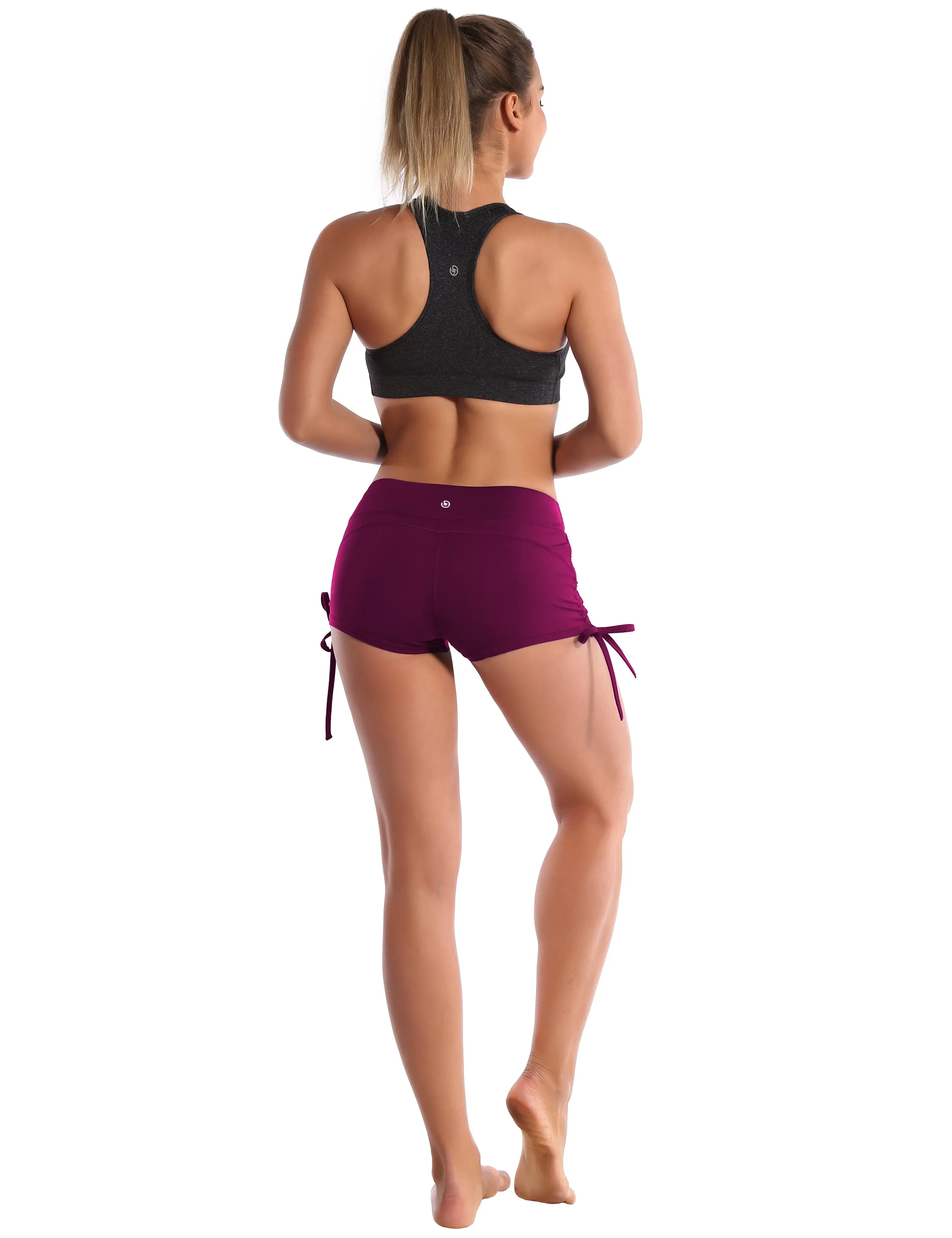 Side Drawstring Hot Shorts grapevine_Gym
