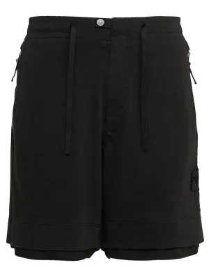 Stone Island Shadow Project Drawstring Knee-Length Shorts