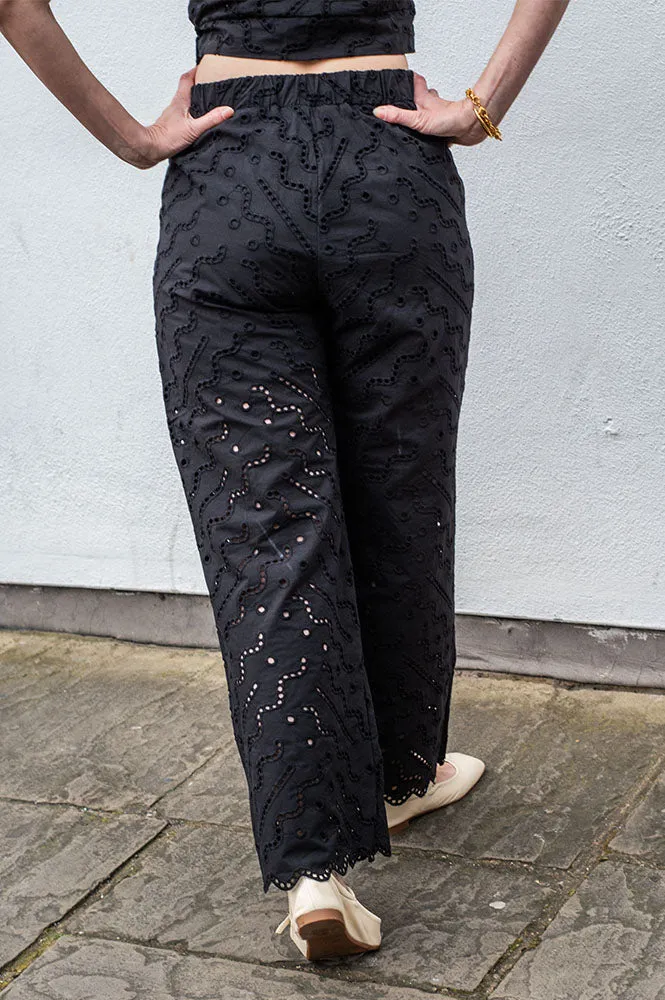 Suncoo Jane Black Trousers