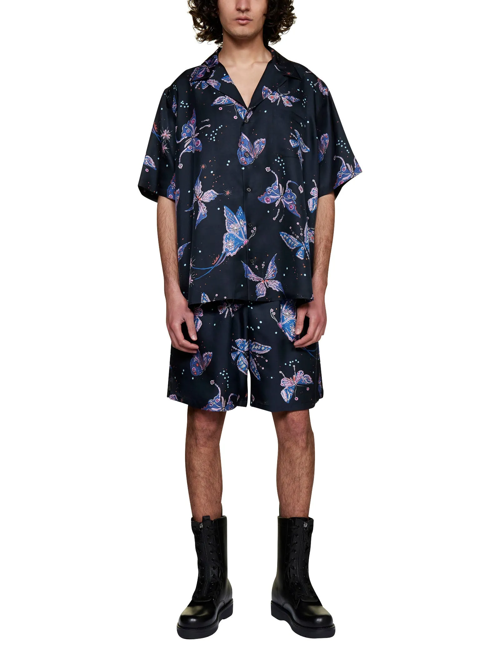Valentino Butterfly Printed Bermuda Shorts