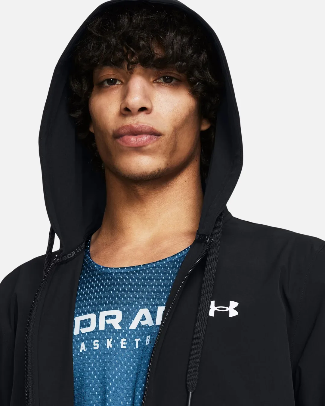 Veste Under Armour Zone Woven - Noir