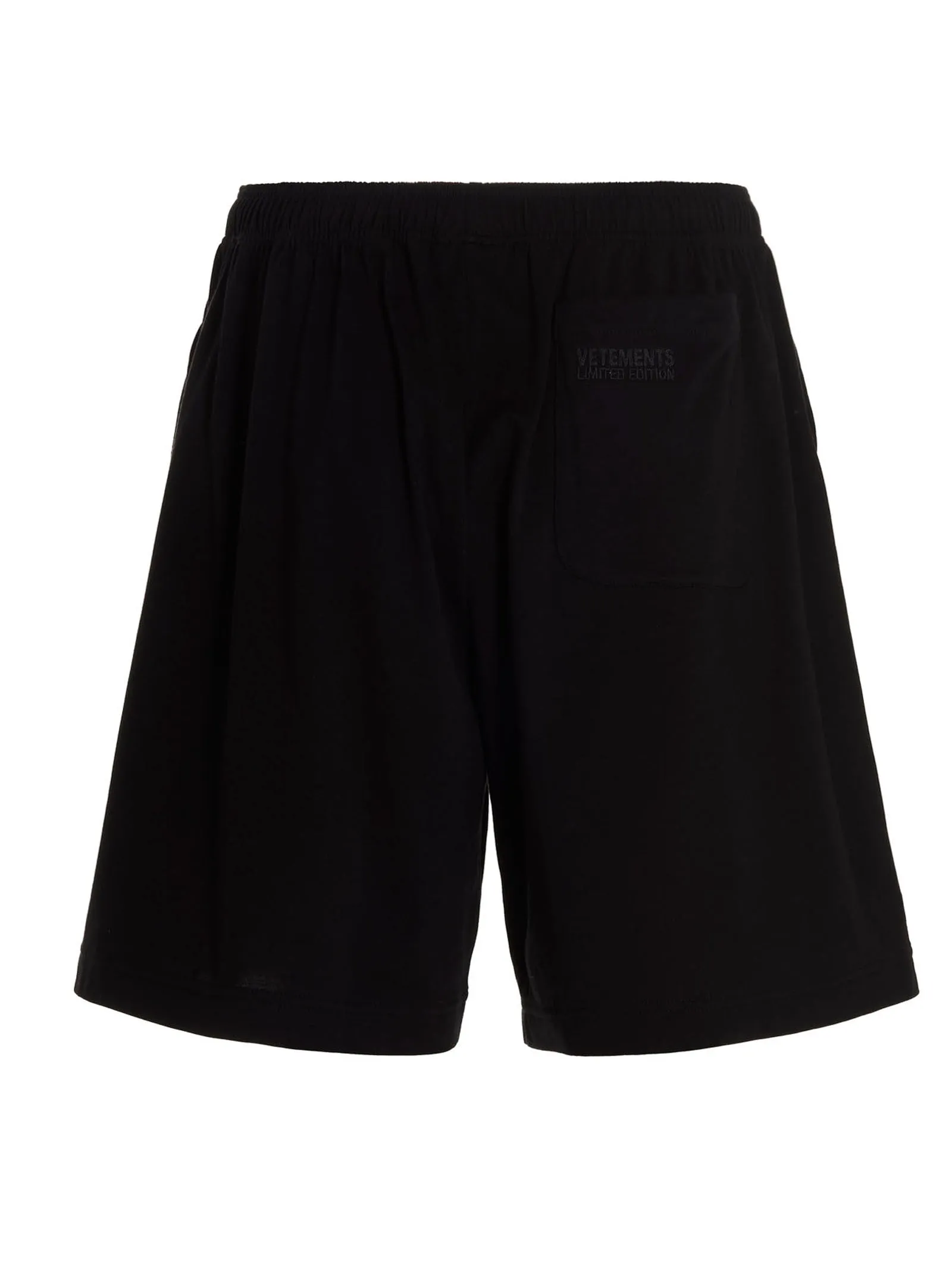Vetements Logo Printed Bermuda Shorts