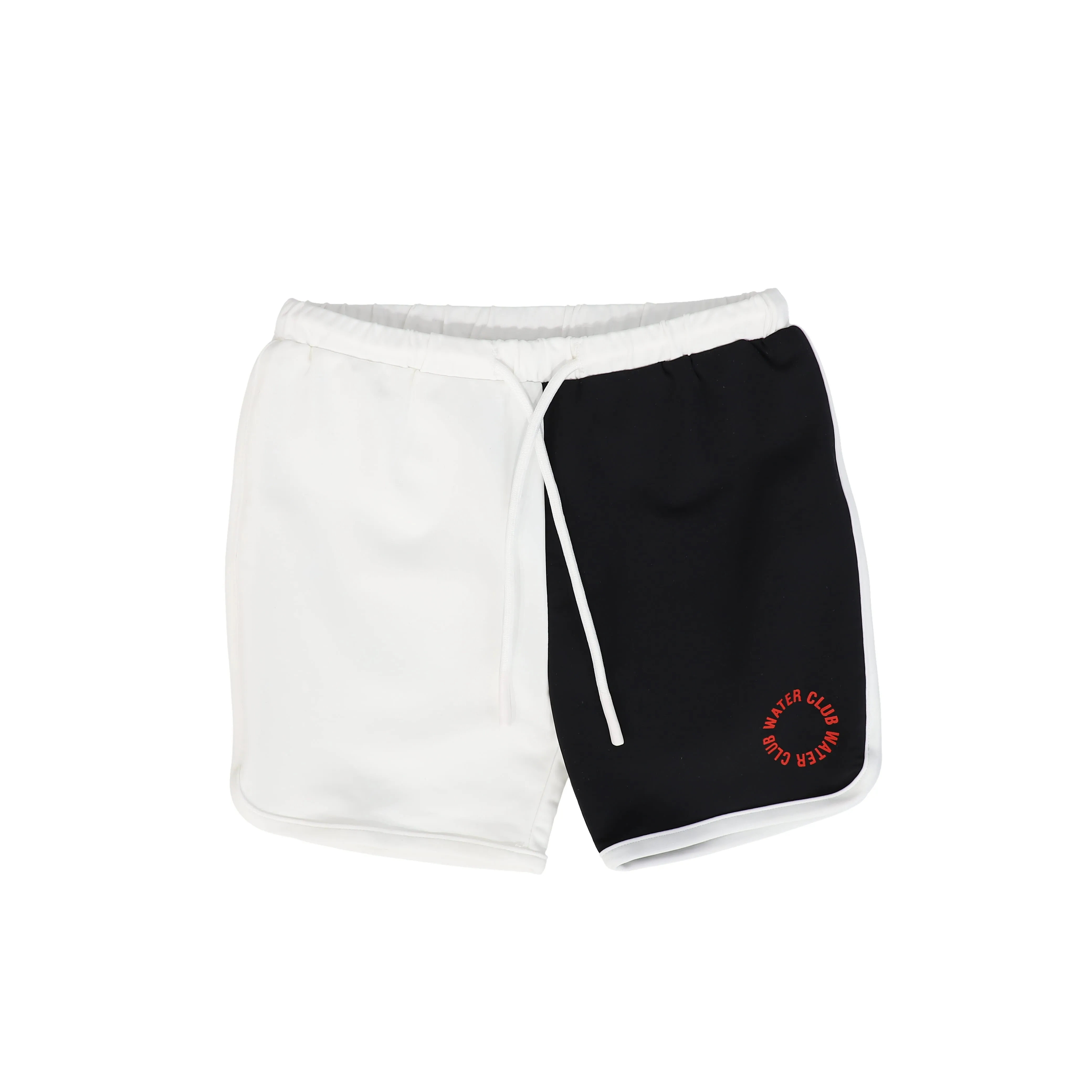 WATER CLUB BLACK/WHITE COLORBLOCK SWIM SHORTS