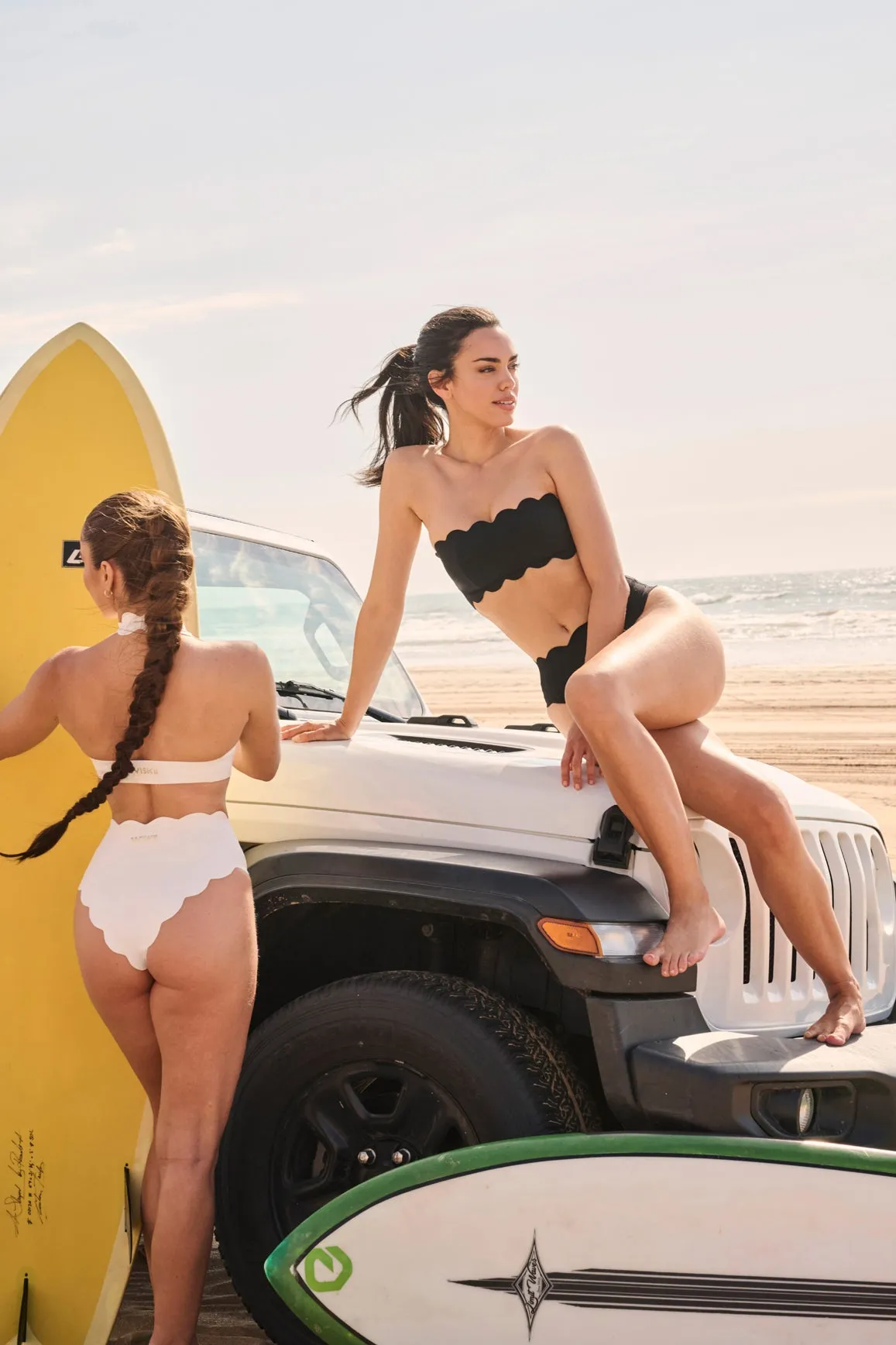 WISKII Scallop Strapless Bra