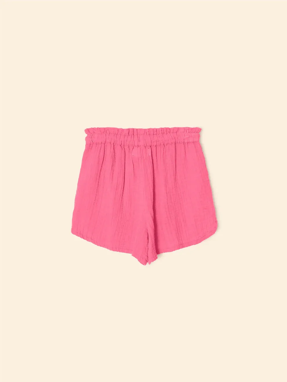 Xixchg003 Hot Pink Gauze Shorts
