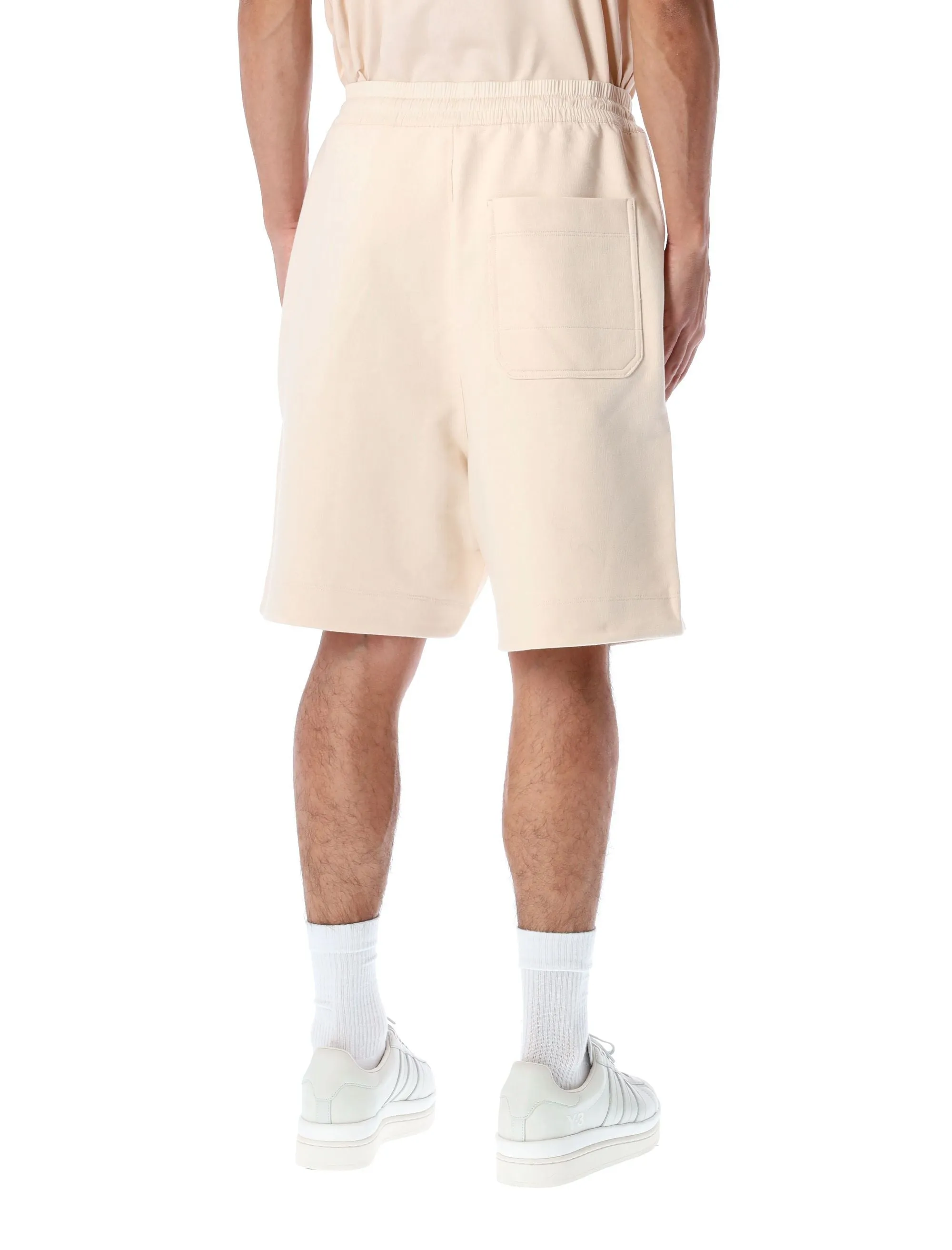 Y-3 Logo Printed Drawstring Shorts
