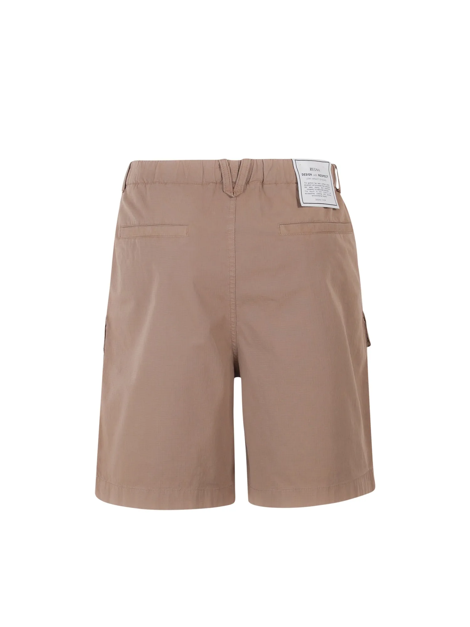 Z Zegna Logo Patch Bermuda Shorts